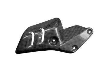 Carénage d´échappement (à gauche) Carbone pour Ducati Daivel V4 Carbone+Fibre de Verre | Toile Contraignant | Brillant