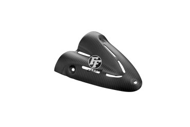 Covertor de Escape Carbono por Ducati Diavel 2010-2013 Carbono+Fibra de Vidrio | Patron Enlazado | Opaco