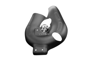 carenatura di scarico Carbonio per Ducati Panigale 959 Carbonio+Fibra di Vetro | Tela | Opaco