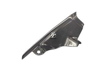 Carénage d´échappement Carbone pour Kawasaki ZX-10R 2016- Carbone+Fibre de Verre | Toile Contraignant | Brillant