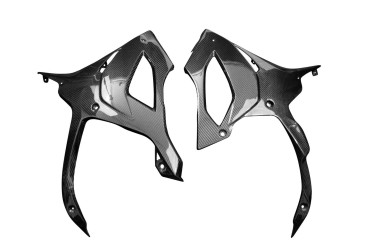 Sabot Carbone pour BMW S 1000 RR 2019- / M 1000 RR 2021- Carbone+Fibre de Verre | Toile Sergé | Brillant