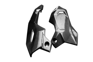 Spoiler anteriore Carbonio per Kawasaki Z900 2020-2023 Carbonio+Fibra di Vetro | Spigato | Brillante
