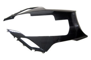 Spoiler anteriore Carbonio per Kawasaki ZX-6R 2007-2008 Carbonio+Fibra di Vetro | Spigato | Brillante
