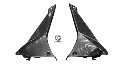Carénage intérieur du Cockpit Carbone pour BMW R 1200 RS 2015- 100% Carbone | Toile Sergé | Mat
