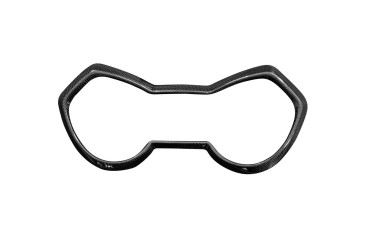 Sezione centrale della carenatura del pozzetto Carbonio per Yamaha XMAX 300 2022- Carbonio+Fibra di Vetro | Tela | Brillante