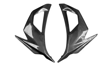 Covertor de Tablero (parte inferior) Carbono por Kawasaki Ninja 400 2019- 100% Carbono | Patron Enlazado | Brillante