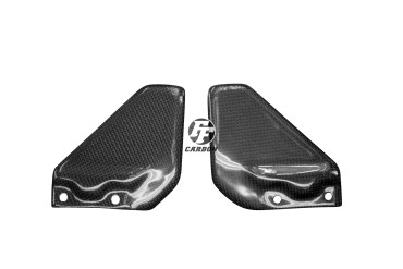 Platines repose-pieds Carbone pour Aprilia Mille 1998-2003 Carbone+Fibre de Verre | Toile Contraignant | Brillant