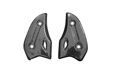 protección de talón Carbono por Suzuki GSX 1300 R Hayabusa 2021- Carbono+Fibra de Vidrio | Patron Enlazado | Brillante