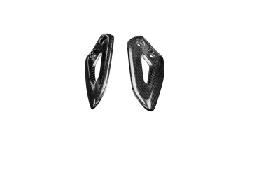 protección de talón Carbono por Triumph Speed Twin 2021- 100% Carbono | Patron Enlazado | Brillante