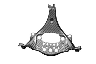 Soporte de Carenado Frontal Carbono por Honda CBR 1000 RR 2017-2019 Carbono+Fibra de Vidrio | Patron Enlazado | Brillante