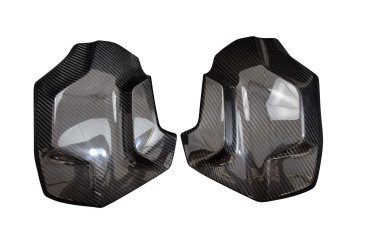 Carénage avant (parties latérales) Carbone pour BMW R 1250 GS Adventure 2017- Carbone+Fibre de Verre | Toile Contraignant | Brillant