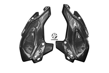 Carbon Frontverkleidung Seitenteile für Kawasaki Z900 2017-2019 Carbon+Fiberglas | Leinwand | Glossy