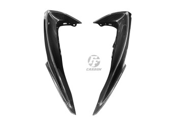 Carénage avant (parties latérales) Carbone pour Yamaha YZF-R1 2020- Carbone+Fibre de Verre | Toile Contraignant | Brillant