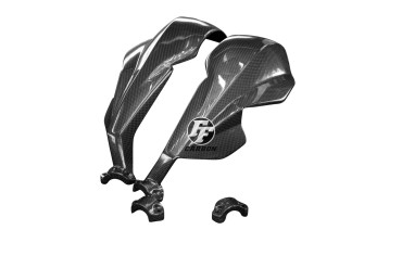 protezioni per le mani Carbonio per KTM 1290 Super Adventure 2014-2020 Carbonio+Fibra di Vetro | Tela | Brillante