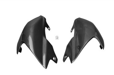 Carénage latéral arrière Carbone pour Ducati Hypermotard 796 / 1100 Carbone+Fibre de Verre | Toile Contraignant | Brillant