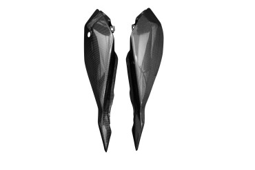 Carbon Rear Side Fairing for Honda CBR 650 R 2024- Carbon+Fibreglass | Plain Weave | Glossy