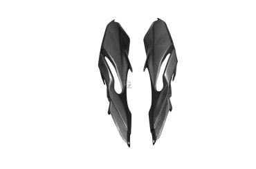 Carenado lateral trasero Carbono por Yamaha MT-07 2013-2016 Carbono+Fibra de Vidrio | Patron Sencillo | Brillante