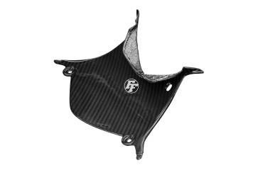 Carénage arrière (partie centrale) Carbone pour Yamaha R1 2015- Carbone+Fibre de Verre | Toile Sergé | Brillant