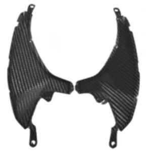 Carénage arrière supérieur Carbone pour Kawasaki Ninja H2 SX 2018- 100% Carbone | Toile Contraignant | Brillant