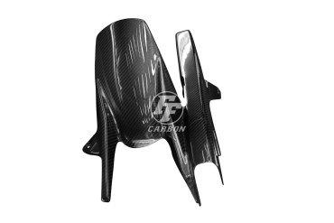 Guardafango posterior + Guarda Cadena Carbono por Honda CB 650 F / CBR 650 F / CB 650 R / CBR 650 R 2014-/2019- 100% Carbono | Patron Enlazado | Opaco