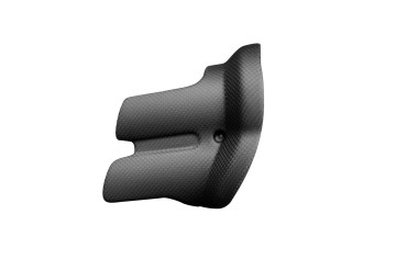 Escudo térmico Carbono por Triumph Scrambler 1200 XC/XE Carbono+Fibra de vidrio | Patron Sencillo | Opaco