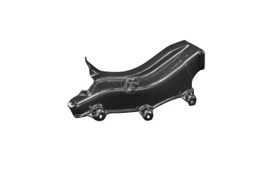 Cache du câble Carbone pour Ducati Diavel 1260/1260S 2019-2020 100% Carbone | Toile Contraignant | Brillant