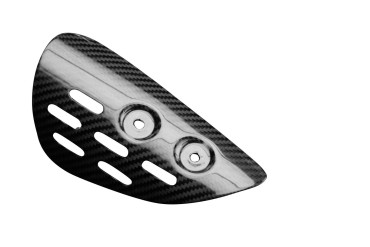 Covertor de Cardan Carbono por Triumph Rocket 3 GT / R 2020- Carbono+Fibra de Vidrio | Patron Enlazado | Brillante