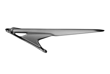 Guarda Cadena (parte superior) Carbono por Ducati Multistrada V4 2021- Carbono+Fibra de Vidrio | Patron Sencillo | Opaco