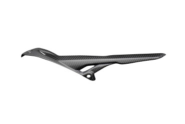 Carbon Kettenschutz für Ducati Monster 937 2021- Carbon+Fiberglas | Köper | Matt