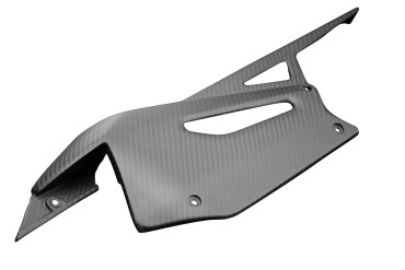 Carbon Kettenschutz vorn für Aprilia RS 660 2020- / Tuono 660 2021- Carbon+Fiberglas | Köper | Matt