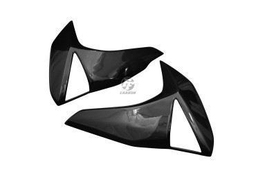 Covertor radiador Carbono por Kawasaki Z 1000 2007-2009 Carbono+Fibra de Vidrio | Patron Sencillo | Brillante