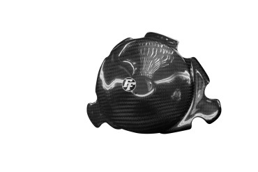 Covertor de Alternador Carbono por Yamaha YZF-R1 2009-2014 100% Carbono | Patron Enlazado | Brillante