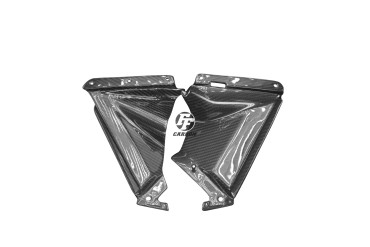 Cache du moteur Carbone pour Aprilia RSV4 2009-2014 Carbone+Fibre de Verre | Toile Sergé | Brillant