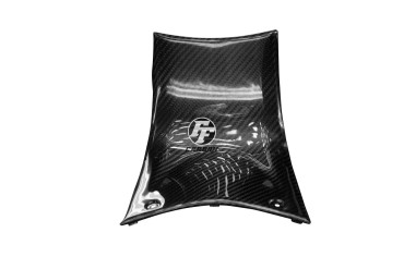 Covertor de motor Carbono por Yamaha Tmax 530 DX 2017- Carbono+Fibra de Vidrio | Patron Sencillo | Brillante
