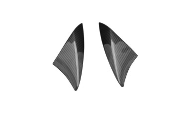 Carbon Upper Front Side Fairing for Kawasaki Z1000 2010-2013 Carbon+Fibreglass | Twill Weave | Glossy