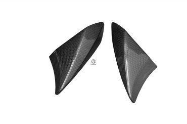 Pannello laterale superiore (anteriore) Carbonio per Kawasaki Z1000 2010-2013 Carbonio+Fibra di Vetro | Tela | Brillante