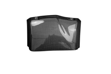 Covertor de radiadores de aceite (8 líneas) Carbono por Buell XB Carbono+Fibra de Vidrio  | Patron Sencillo | Brillante