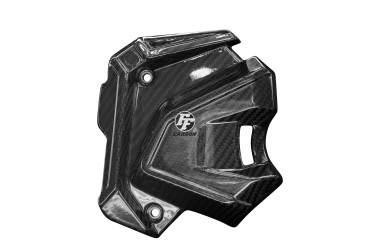 Carbon Ritzelabdeckung für Kawasaki Z650 2017-2021 Carbon+Fiberglas | Köper | Glossy