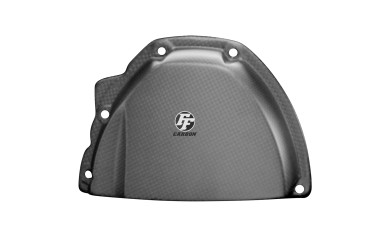 Covertor al engranage Carbono por Triumph Sprint ST 1050 2005-2010 Carbono+Fibra de Vidrio | Patron Sencillo | Opaco
