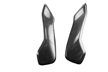 Carénage de Phare (parties latérales) Carbone pour Yamaha MT-07 2021- Carbone+Fibre de Verre | Toile Contraignant | Brillant