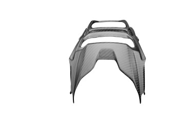 Carenatura dei fari Carbonio per Honda MSX 125 Grom 2017-2020 Carbonio+Fibra di Vetro | Spigato | Opaco