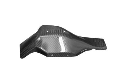 Cache de Bras Oscillant Carbone pour Ducati Hypermotard 796 / 1100 Multistrada 1000 DS / 1100 Einarmschwinge Carbone+Fibre de Verre | Toile Sergé | Brillant
