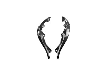 Insertos de asiento Carbono por Triumph Rocket 3 R 2020 Carbono+Fibra de Vidrio | Patron Sencillo | Brillante