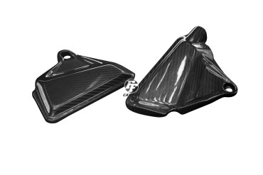 Carénage Latéral Carbone pour Ducati XDiavel Carbone+Fibre de Verre | Toile Sergé | Brillant