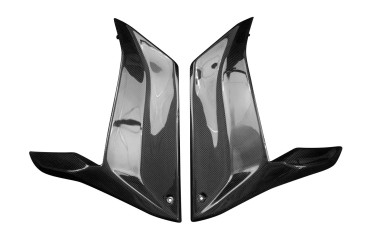Carbon Seitenverkleidung für Kawasaki Ninja 650 2020- Carbon+Fiberglas | Leinwand | Glossy