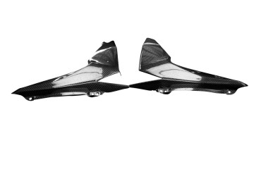 Carbon Side Panels for Kawasaki Z1000 2014-2020 Carbon+Fibreglass | Twill Weave | Glossy