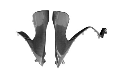Rivestimento laterale Carbonio per Suzuki Hayabusa 2021- 100% Carbonio | Tela | Brillante