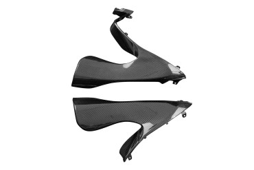 Carenado lateral Carbono por Suzuki Hayabusa 2021- Carbono+Fibra de Vidrio | Patron Enlazado | Brillante