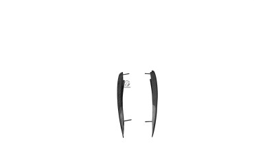 Carenado lateral (versión asimétrica) Carbono por Triumph Sprint ST 1050 2005-2010 Carbono+Fibra de Vidrio | Patron Sencillo | Brillante