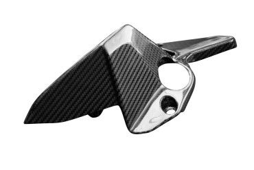 Pannello laterale (parte superiore) Carbonio per Ducati Supersport 2017- Carbonio+Fibra di Vetro | Spigato | Brillante